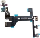 eforyou Power en Volume knop en LED flash voor iPhone 5c - Zwart