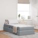 Maison Exclusive - Lit avec rangement et matelas gris clair 90 x 190 cm polyester