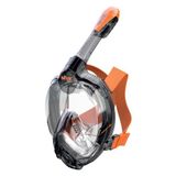 Seac Libera, New Generatie Geïntegreerd Snorkelmasker, Hypoallergene Silicone, Snelsluiting, 3 Maten