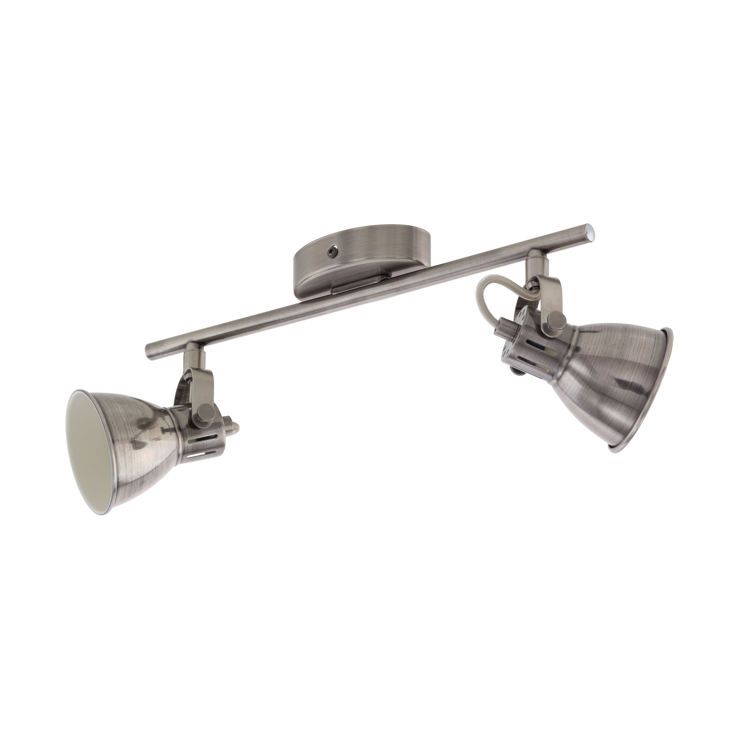 EGLO Seras - Surface Spot - 6.6W - Cream/Nickel - Ceiling Mount