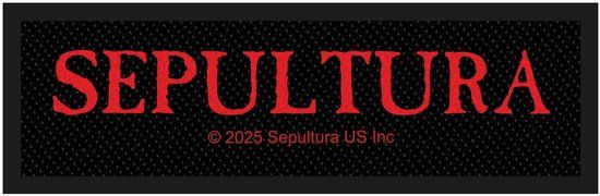 Sepultura Logo Unisex Patch - meerkleurig - Standard