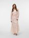 VERO MODA Robe chemise 'VMTaliha' jaune / lavande / rose / laine blanche