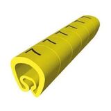 Unex 1813-I PVC-laminatie, voorgesneden, voor 7 mm tot 18 mm, geel, J kaart, 1000 stuks
