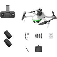 SZSMART S5S Minidrone met 4K HD Laser Obstacle Avoidance Camera, 2 Batterijen, 18 Min Levensduur Batterij, Wit