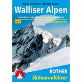 Walliser Rother Bergverlag Walliser Alpen: Zwischen Furka und Grossem St. Bernhard. 53 Skitouren mit GPS-Tracks