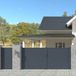 Casanoov Eiger Double Swing Gate 300x145cm Anthracite Grey Aluminium