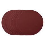 Draper 63797 Schuurschijven, 180mm, 400 Grit, Haak & Loop (Pack van 10), Rood, One Size