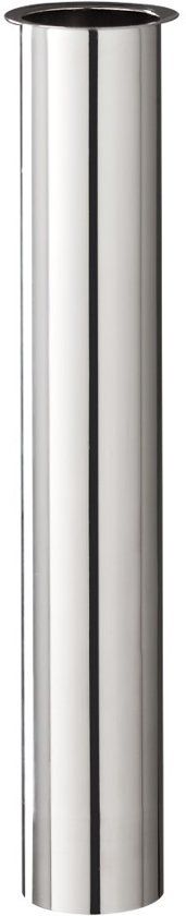 Wiesbaden Mueller Chroom sifon-verlengbuis 20cm met kraag