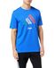 adidas Uniseks-Volwassen ITALY 3BAR LOGO GRAPHIC T-SHIRT, blue, S