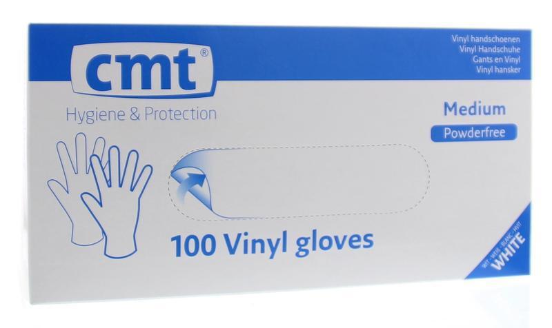 CMT Handschoenen Vinyl Poedervrij Medium 100st