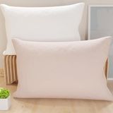 PETTI Artigiani Italiani - 1 paar kussenslopen 70 x 50 cm van microvezel, decoratief kussen voor slaapkamer, bank, set met 2 kussenslopen, dubbelzijdige kussensloop, wit, licht poeder