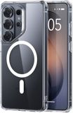 ESR Hoesje Geschikt voor Samsung Galaxy S26 Ultra - Classic Hybrid HaloLock - Compatibel met MagSafe / Qi2 - Back Cover met Magneet - Transparant