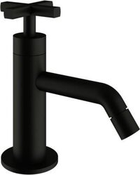 Royal Plaza Rosa fonteinkraan met kruisgreep charcoal - Messing - 8717493114924