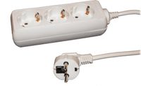 Kopp Tafelcontactdoos 3-voud RA 3m. Wit