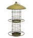 Dehner Natura Premium voederzuil Camille, Meizenbolzuil voor 5 mezenballen, voederstation voor wilde vogels, weerbestendig/hangend, ca. 30 x 16 x 16 cm, metaal, goud