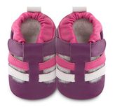 Shoo Shoos Leren schoenen met zachte zool, maat XL, pruimenstijl