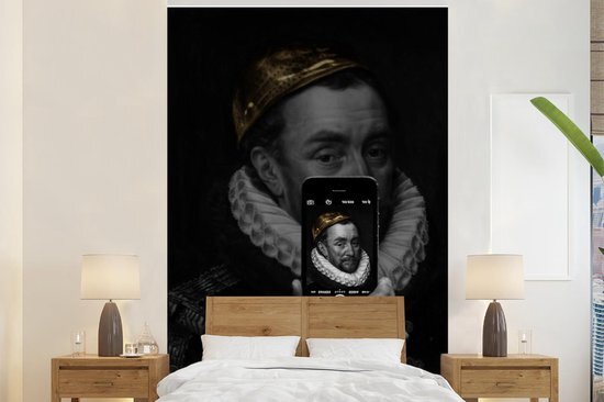 Nr1Wallpaper Behang - Fotobehang Willem van Oranje - Adriaen Thomasz - Smartphone - Breedte 225 cm x hoogte 350 cm