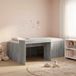 Maison Exclusive Lit superposé exclusif avec bureau pour enfants, couleur Sonoma, dimensions 98,5 x 203 cm