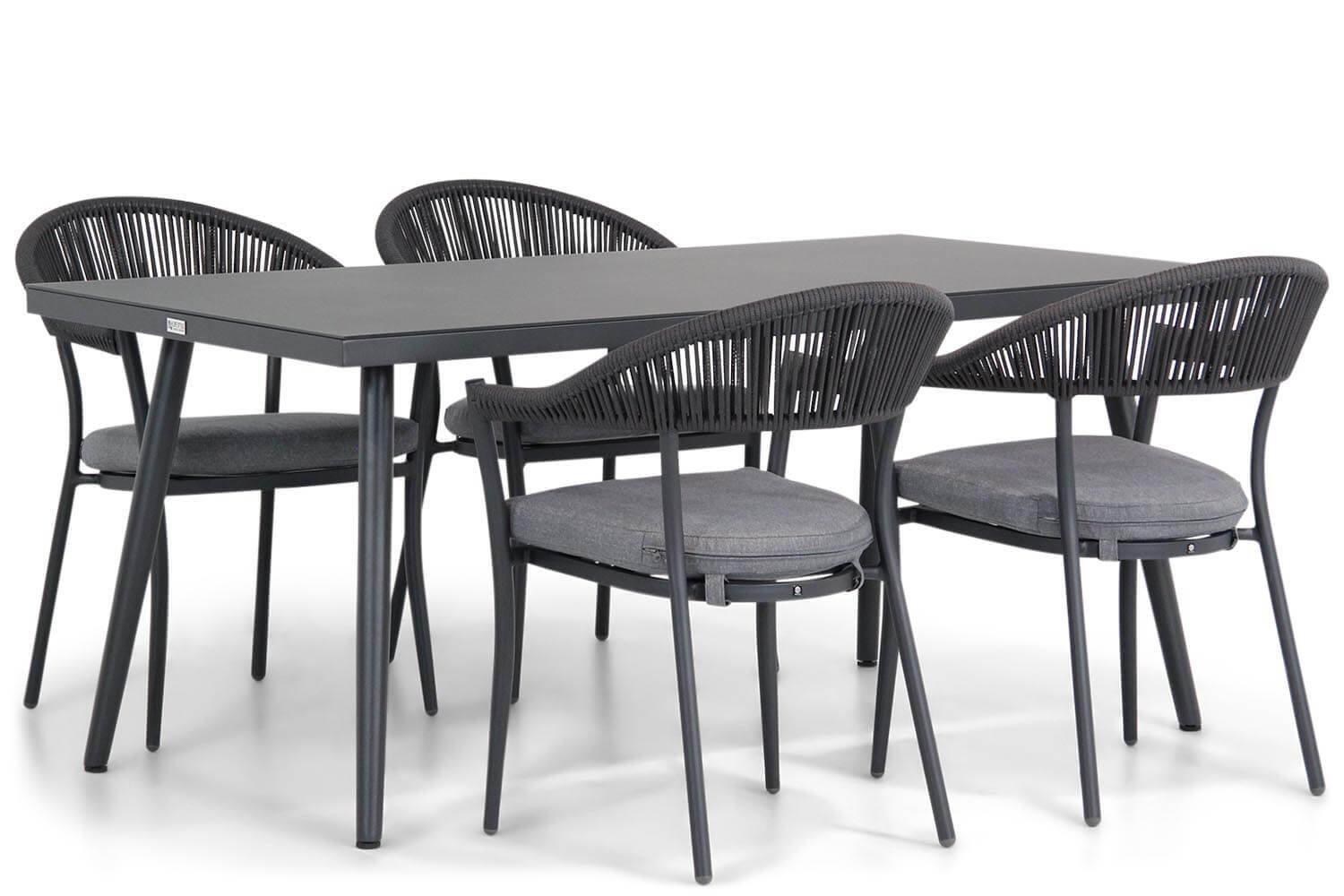 Santika Furniture Santika Vivian/Valencia 170 cm dining tuinset 5-delig