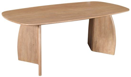 DÉJA Living Eettafel Majada - Deens Ovaal Naturel Mangohout - 300x100x76cm