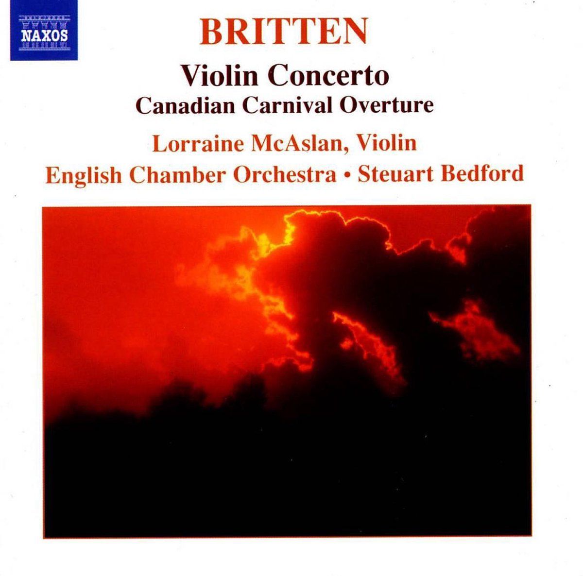 OUTHERE Britten:Violin Con.Canad.Carni - Muziek