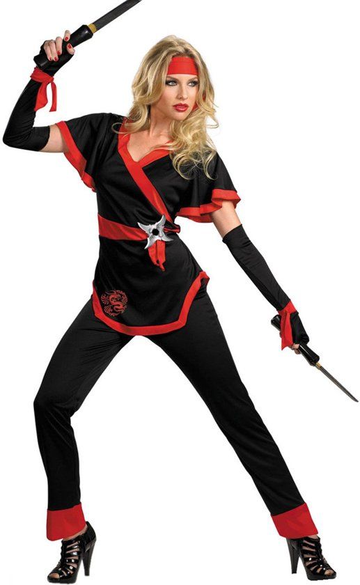 Widmann Ninja Vrouw Large Carnaval kostuum Verkleedkleding