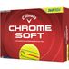 Callaway Golfballen Chrome Soft 360 Triple Track 2026 - 12 pièces, jaune
