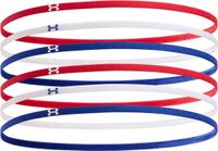 Under Armour Mini Elastic Zweetbandjes Dames - Rood (6 stuks)