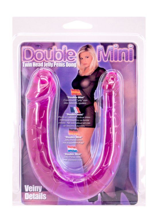 Seven Creations Double Dong Twin Head Dildo - Lavender - 20.5cm