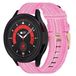 Wigento Samsung Geweven Nylon Band voor Galaxy Watch 6, 5, 4, Normal, Pro, Classic