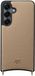 AVY Leren Hoesje geschikt voor Samsung Galaxy S25 / S24 | Compatibel met MagSafe | Leather Case | Back Cover | Haakjes voor koord | Beige