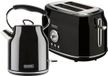 Bourgini Retro Waterkoker Broodrooster Set Zwart