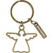GRUSS & CO Sleutelhanger beschermengel, figuurlijke hanger met sleutelring, zinklegering, lengte 6,7 cm, in geschenkdoos, geluksbrenger, Kerstmis, oudejaarsavond, 74373, Meerkleurig, Eén maat, Motief