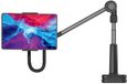 Fixed Relax tablet standaard - Verstelbaar - 360 graden draaibaar - Zwart