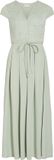 VILA VICLARA V-NECK LACE ANKLE DRESS/DC/KA Smoke Green Maxi robe Femme Polyester/Élasthanne Printemps/Été