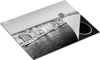 Chefcare Inductie Beschermer Willemstad Centrum Zwart Wit 65x52 cm