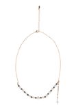 Gaya Ketting goud / zwart / wit