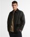 Barbour Gewaxte Bedale jas met Icons Patch groenzwart