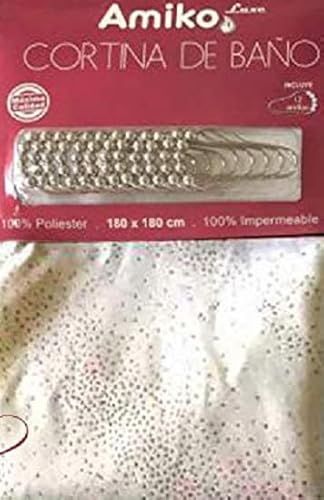 Amiko Gordijn van stof, meerkleurig, 180 x 180 cm