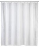 WENKO Douchegordijn, effen wit, 120 x 200 cm, waterafstotend, onderhoudsvriendelijk, polyethyleenvinylacetaat
