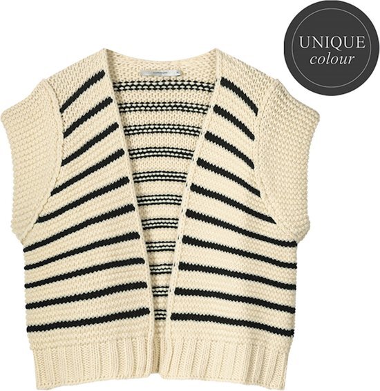 Summum Chunky - Cardigan - Mouwloos - Ecru - M