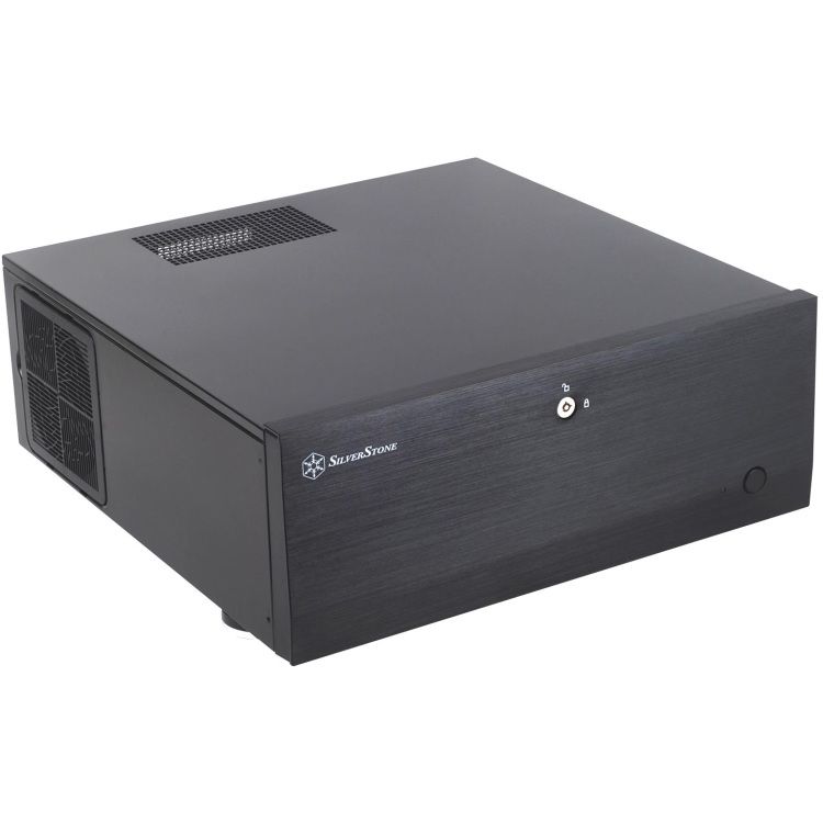 Silverstone SST-GD07B-C HTPC Behuizing - USB-A & USB-C - Zwart