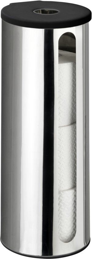 WENKO Reserverolhouder RVS glans muur | Toiletrolhouder