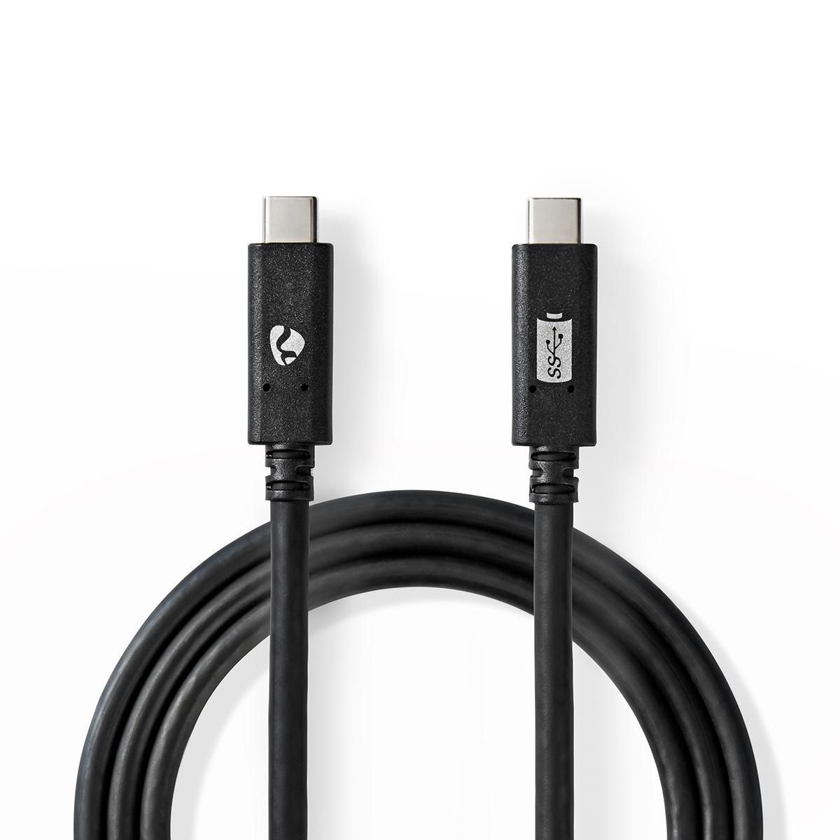 Nedis CCGW64700BK20 USB-kabel - 2 m - Zwart