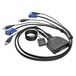 Tripp Lite B032-VU2 2-Port USB/VGA KVM Switch - Black