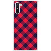 Tartan Rouge Bedrukt siliconen hoesje compatibel met Galaxy Note 10