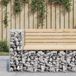 Prolenta Maison Exclusive - Tuinbank van gaascontainers, 92x71x65,5 cm, massief hout, grenen