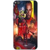 Maniacase Hoesje voor Huawei P8 Lite 2017 Lewis Hamilton Scuderia Ferrari F1 officiële