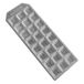Fackelmann 40927 - Mal voor het maken van zelfgemaakte ravioli, vierkante vorm 24 vingerafdrukken, aluminium, 2,70 x 31,60 x 11,10 CM
