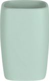 Spirella Retro Tandenborstelhouder – Beker voor Tandenborstel en Tandpasta – Badkamer Accessoires – Pastelgroen – 7 x 11 cm